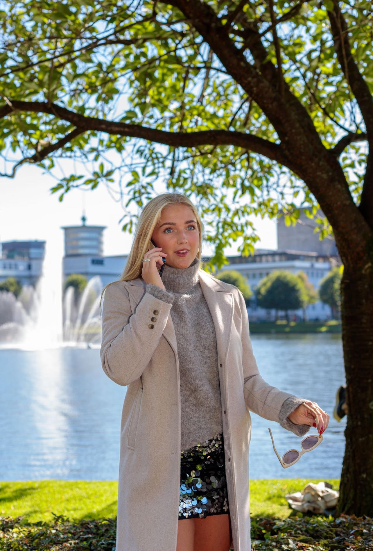 Tana Skjørt - Sølv/ Silver